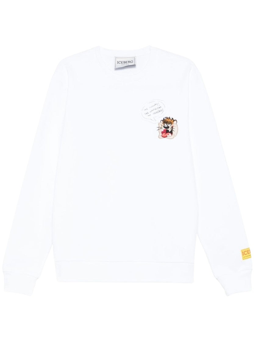 Iceberg Cotton Sweatshirt With Signature Looney Tunes Logo