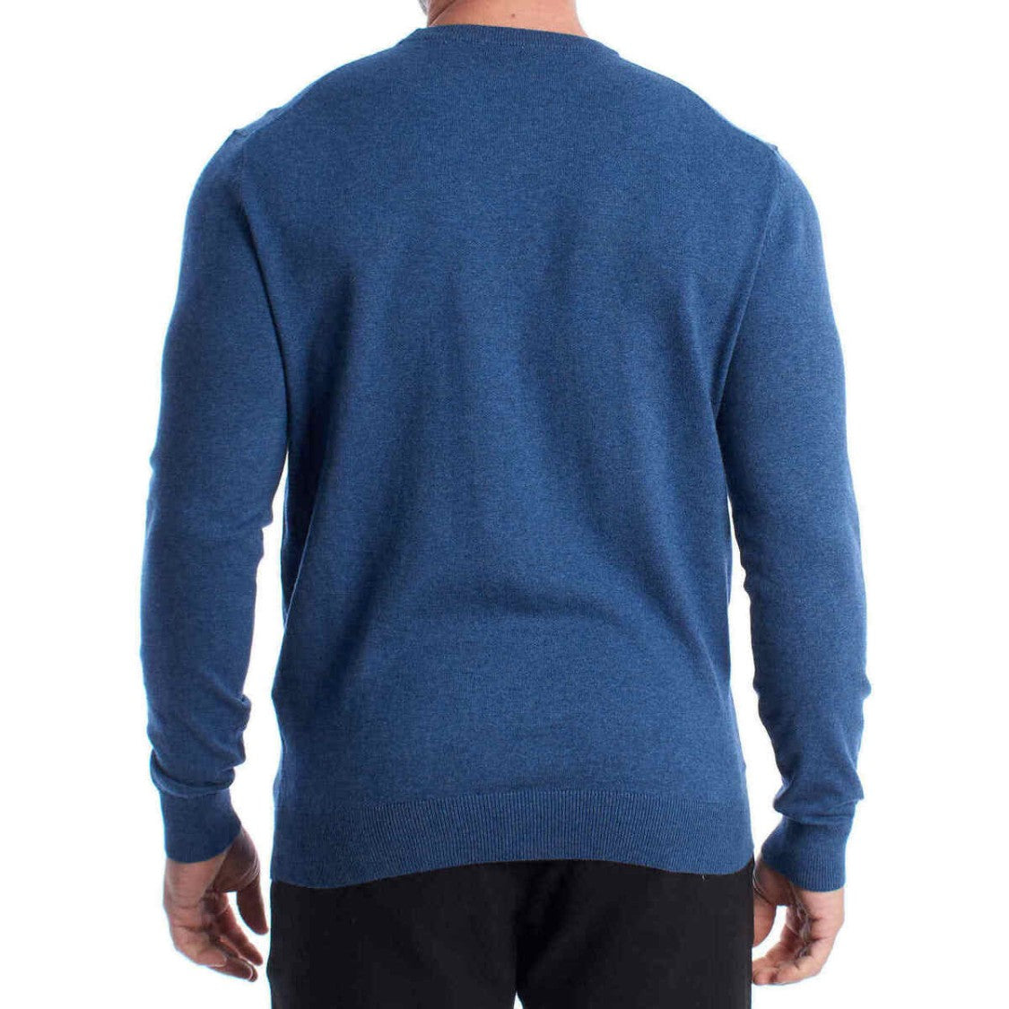 U.S. Polo Assn. Medium-Weight Cotton Blend Crewneck Sweater