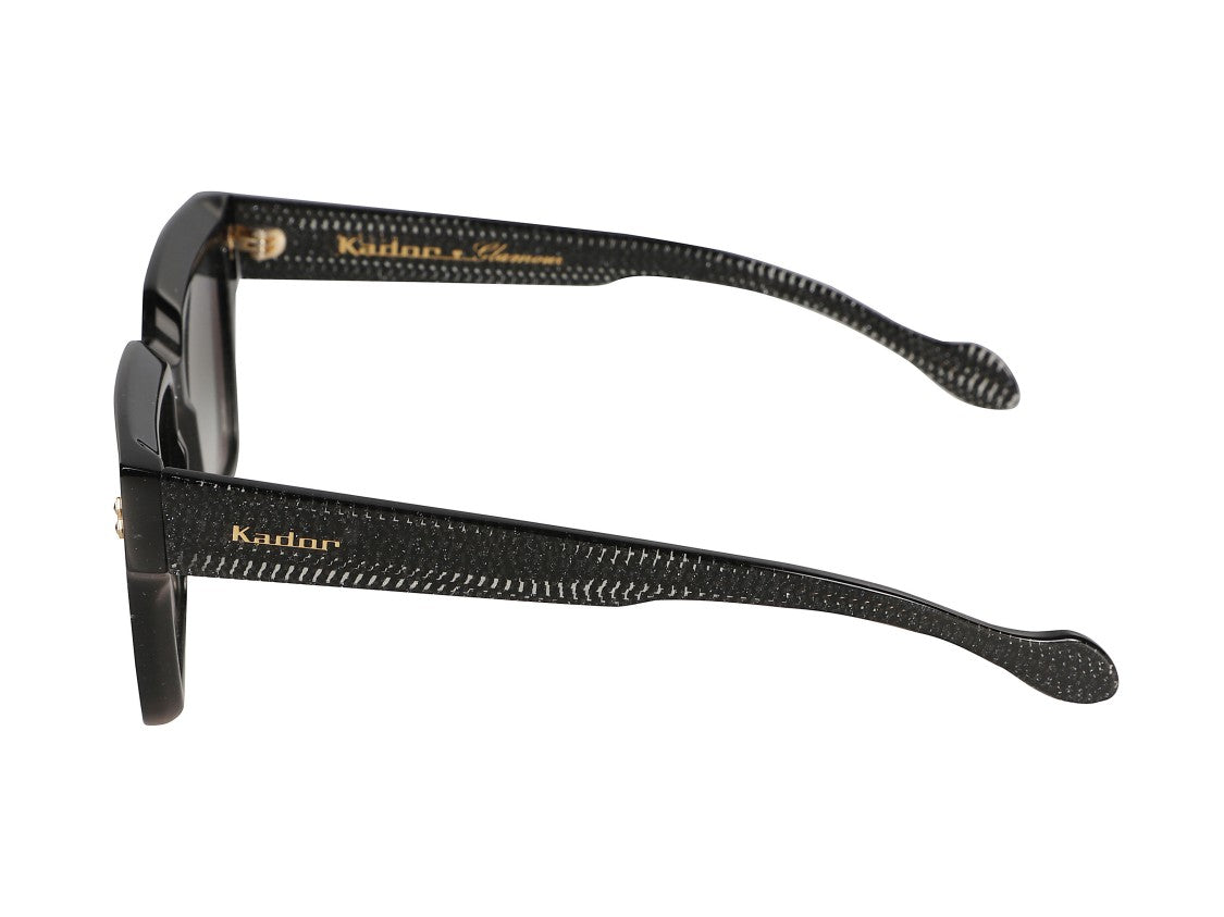 Kador Gold Fashion Glamour Oversized Square Gradient Sunglasses