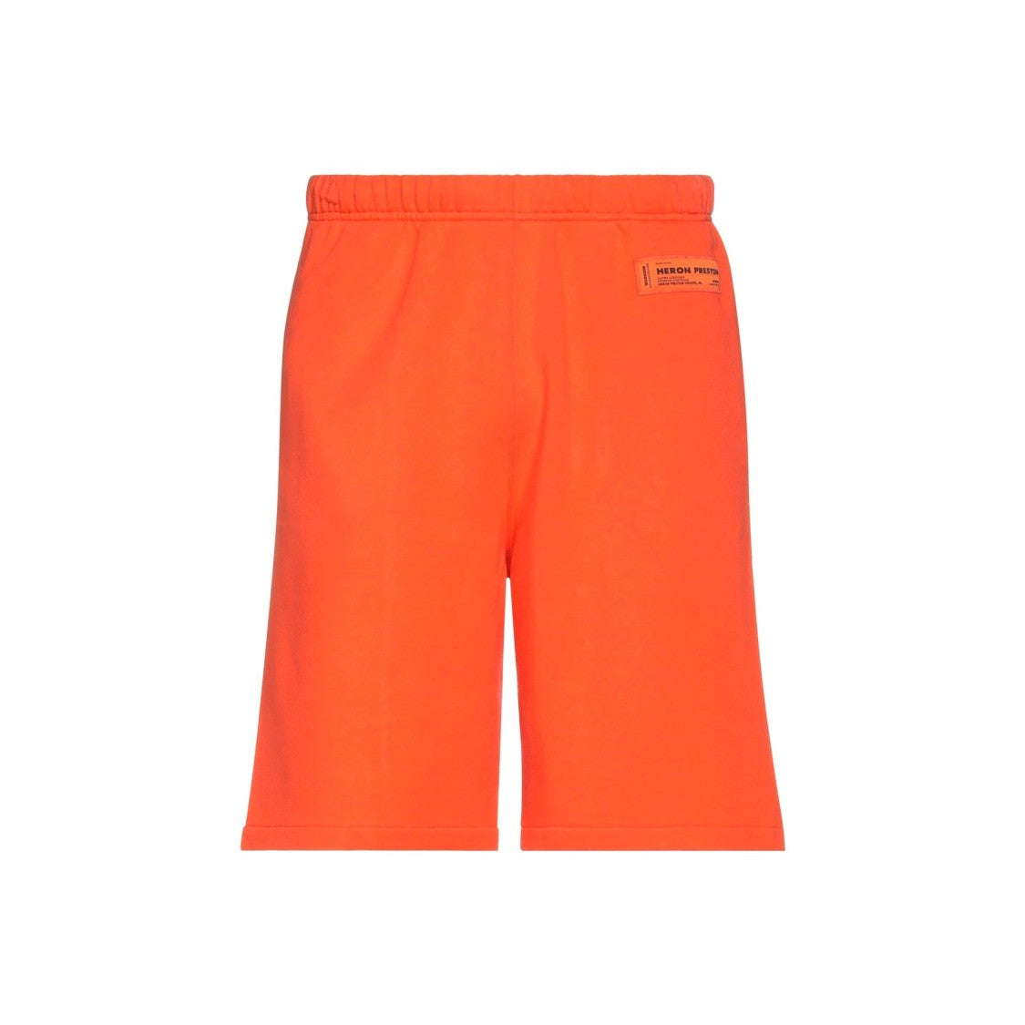 Heron Preston Relaxed Fit Orange Cotton Shorts