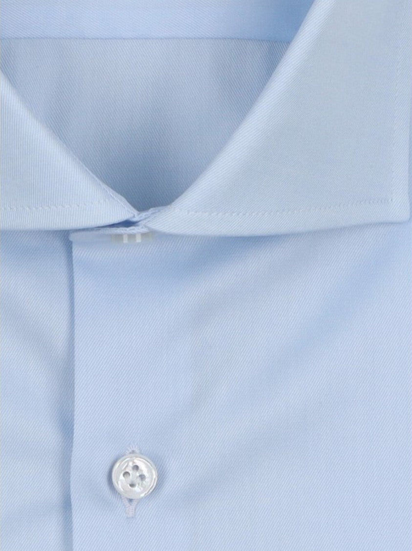 Sonrisa Light Blue Cotton Classic Formal Shirt