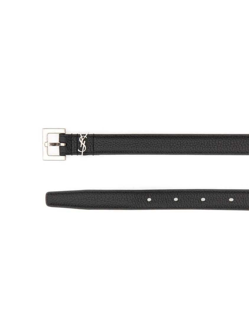 Saint Laurent "Cassandre" Thin Belt