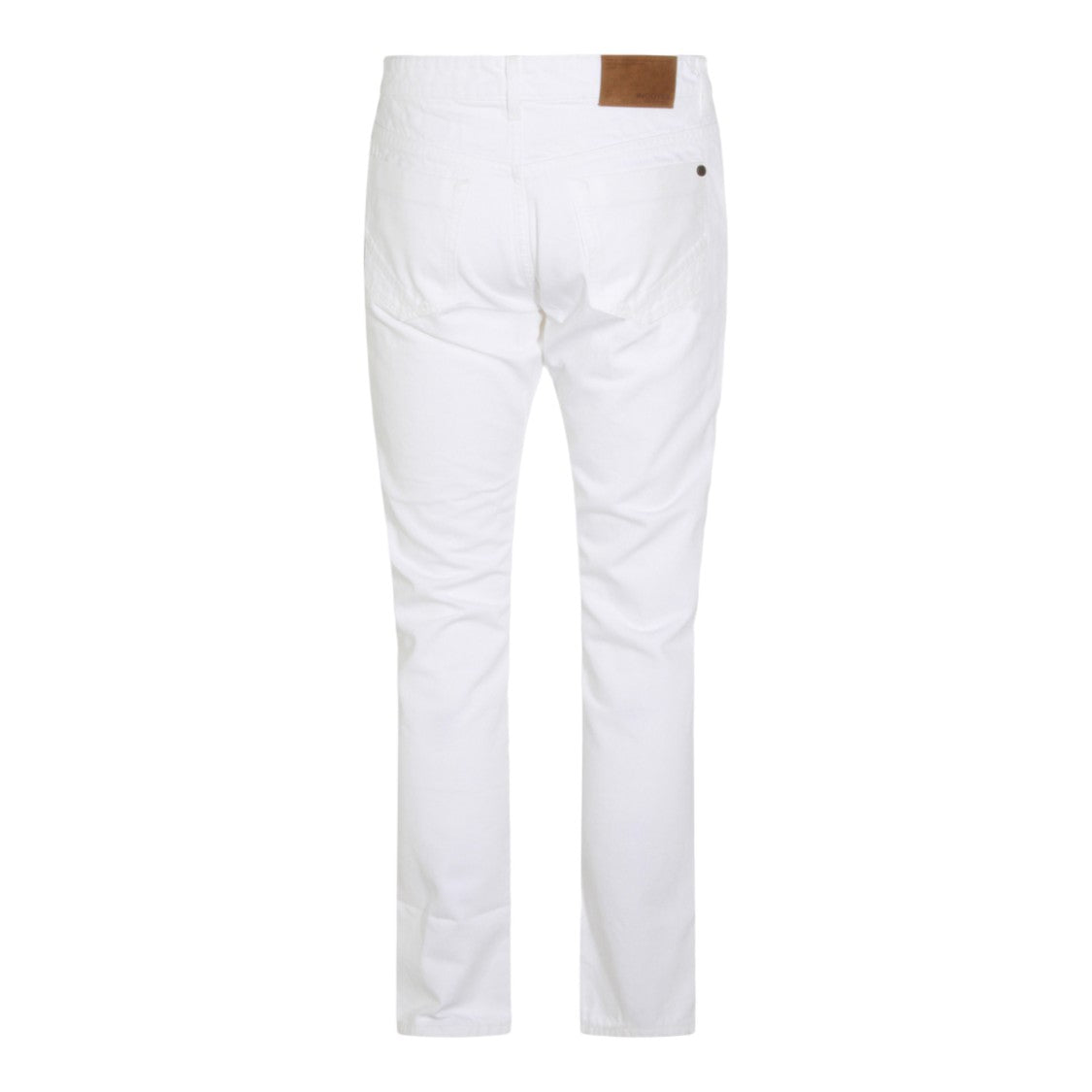 Incotex Blue Division Slim-Fit White Denim Jeans With Five-Pocket Design