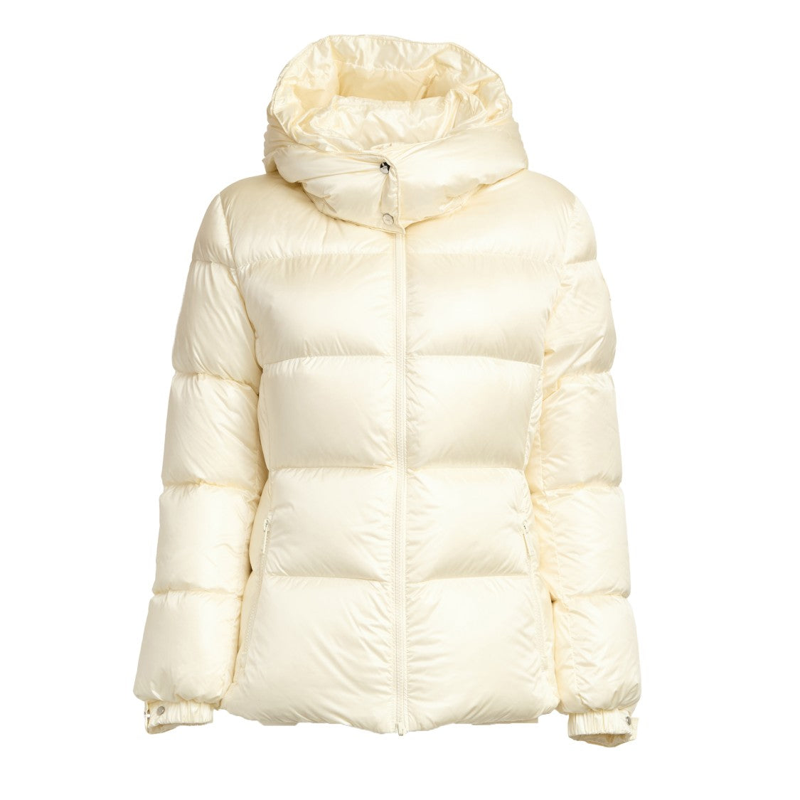 Add Fitted Puffer Jacket With Removable Hood