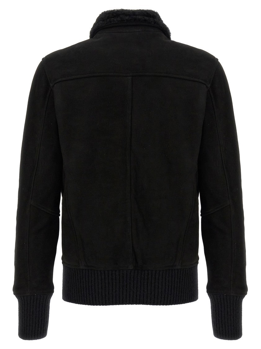 Giorgio Brato Sheepskin Bomber Jacket