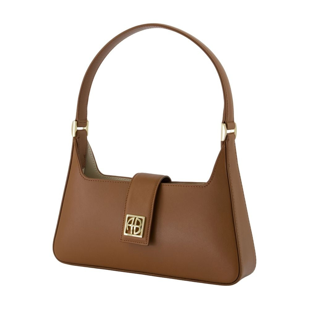 Anine Bing Lou Shoulder Bag - Leather - Brown
