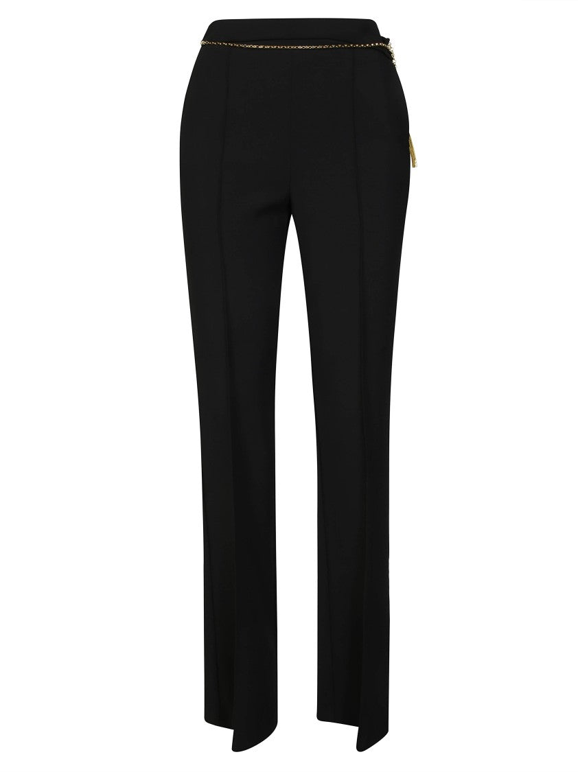 Elisabetta Franchi Straight-Leg Tailored Pants With Smooth Finish
