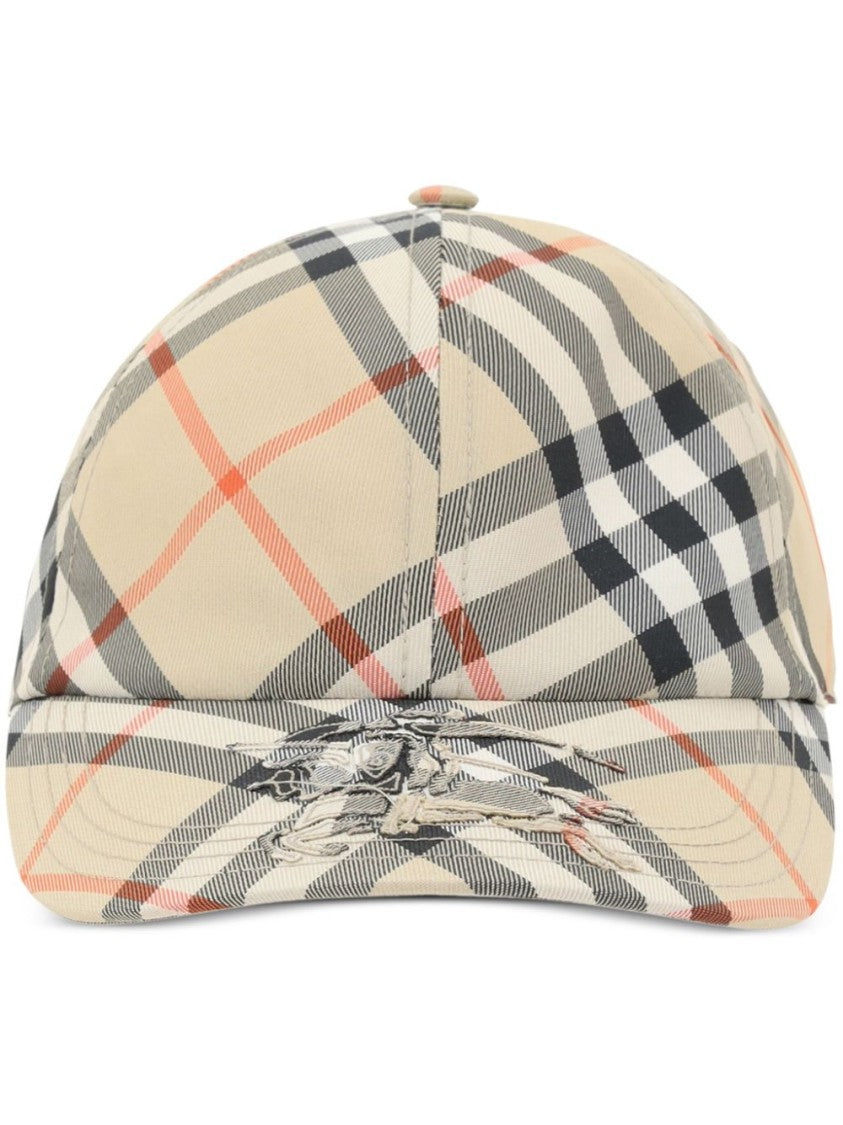 Burberry Ekd Checkered Baseball Cap