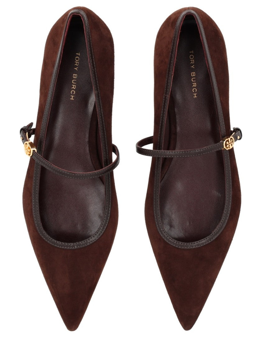 Tory Burch Pointed Toe Mary Jane Flats