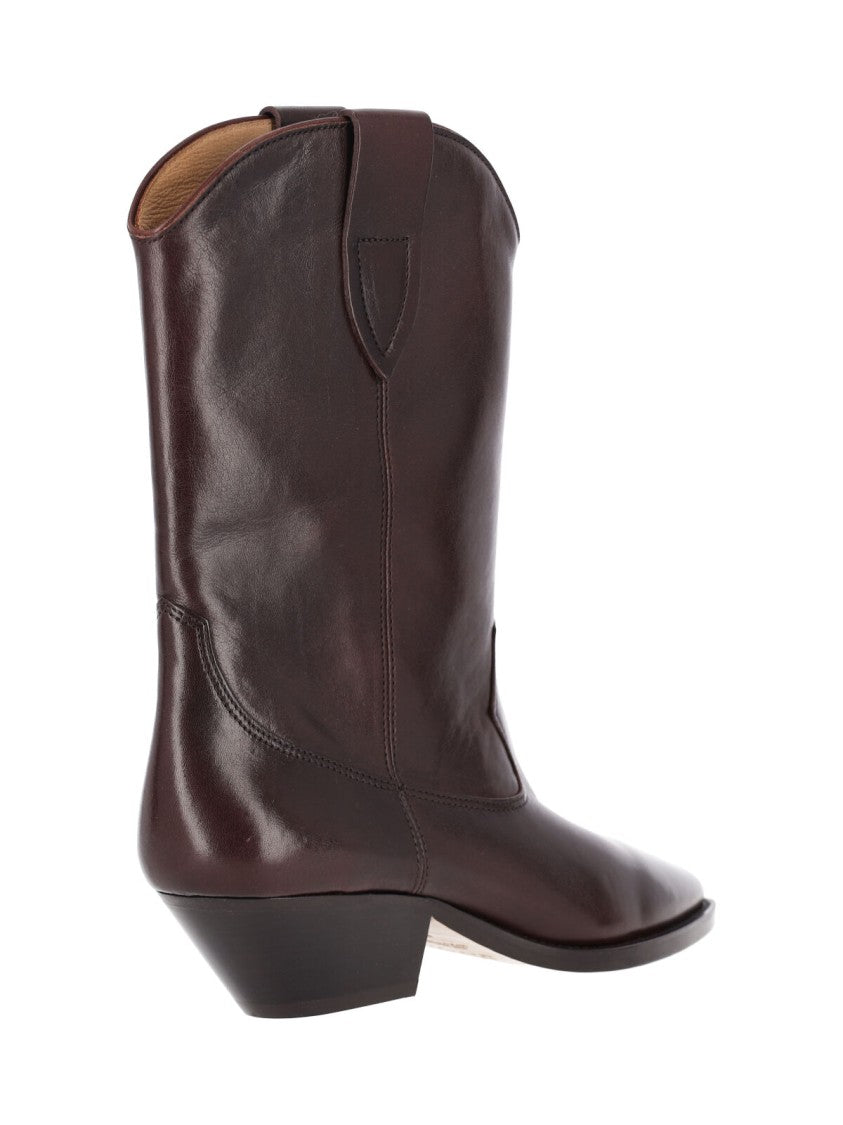 Isabel Marant Dark Brown Duerto Leather Boots