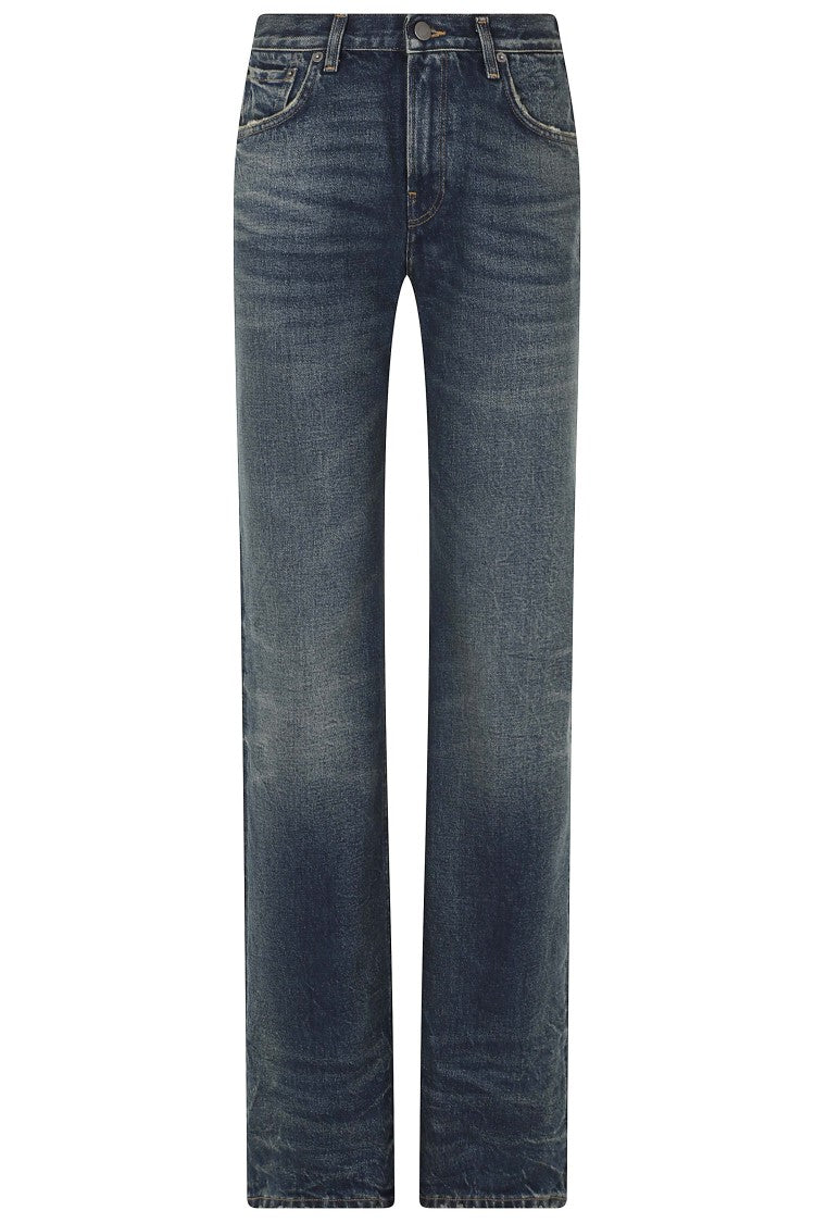 Haikure Star Vintage Jeans With Timeless Wash And Five-Pocket Design