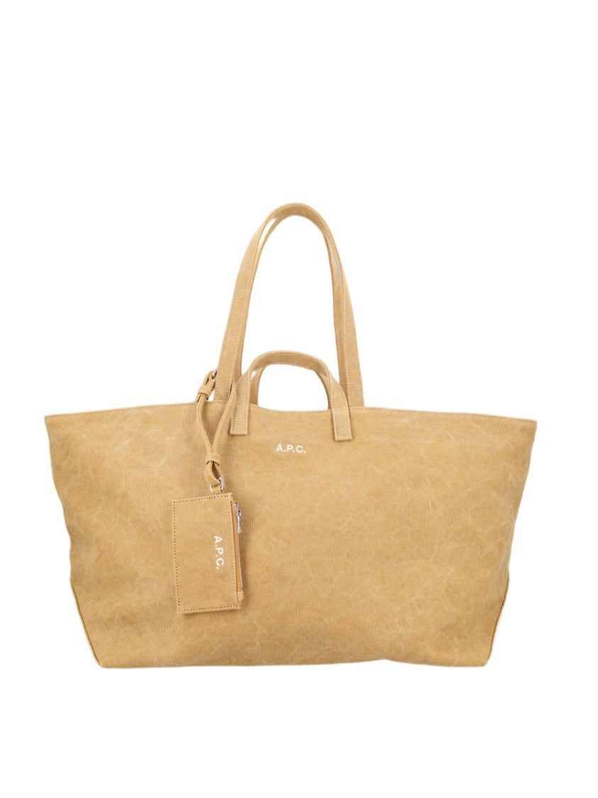 A.P.C. Rectangular Cotton Tote Bag With Versatile Carrying Options
