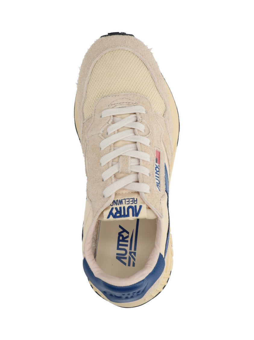 Autry "Reelwind" Low-Top Sneakers Beige