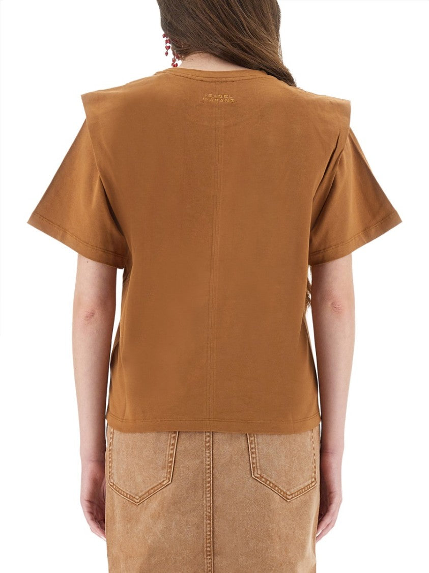 Isabel Marant Brown Cotton T-Shirt