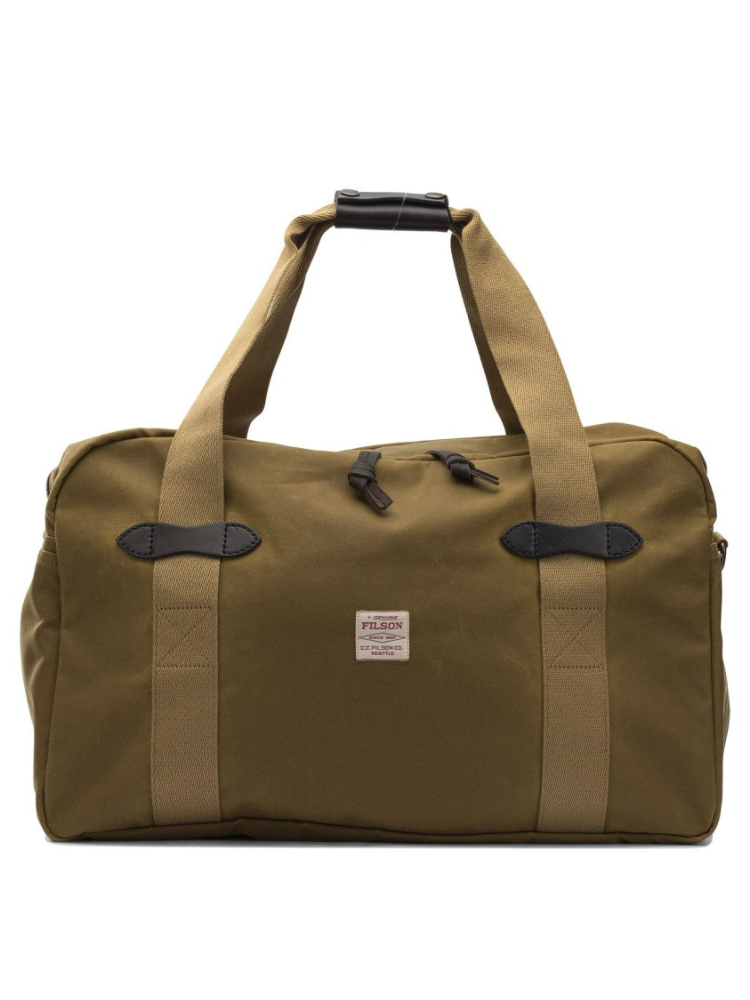 Filson Tin Cloth Travel Bag With Spacious Interior And Adjustable Strap