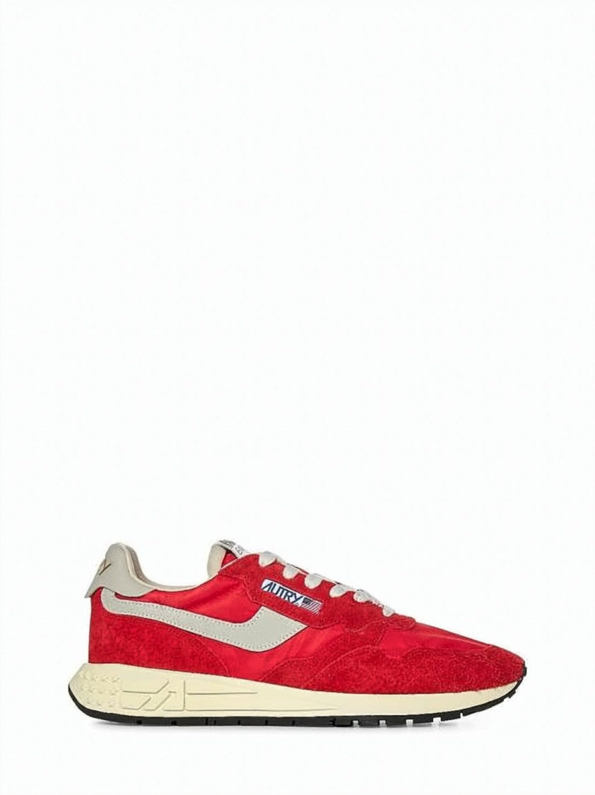 Autry Low-Top Suede And Nylon Retro Sneakers