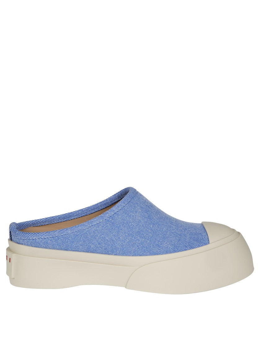 Marni Slip-On Blue Sneakers With Textured Upper