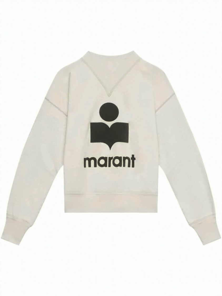 Isabel Marant Relaxed-Fit Crewneck Sweatshirt With Graphic Logo Detail