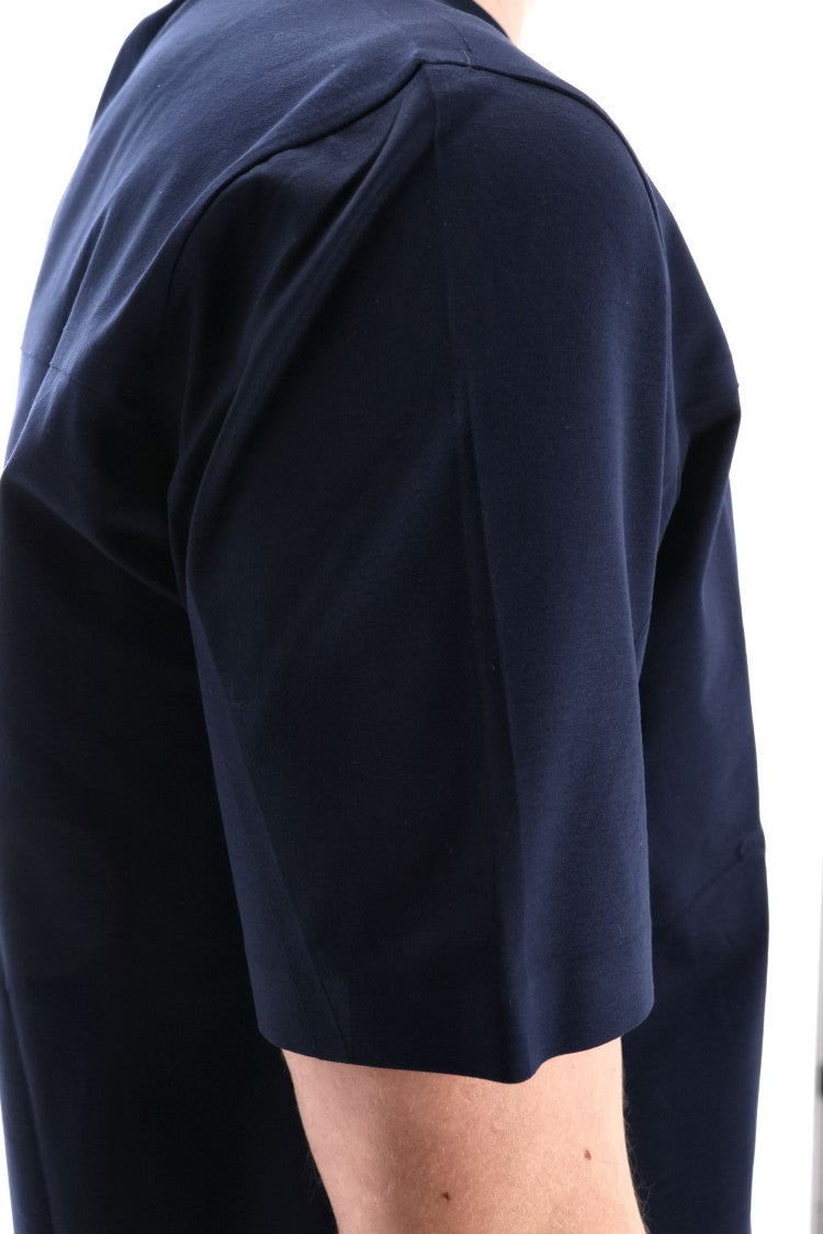 Herno Cotton T-Shirt With Thermo Taping