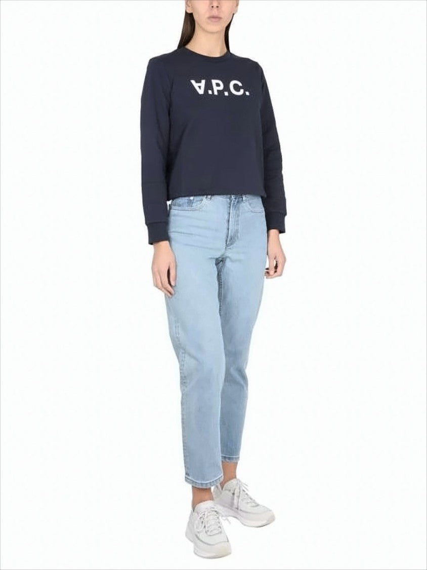 A.P.C. Long-Sleeve Crewneck Sweatshirt