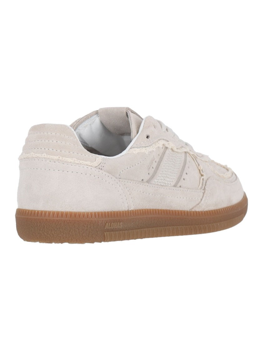 Alohas Cream Tb 490 Suede Crochet Sneakers