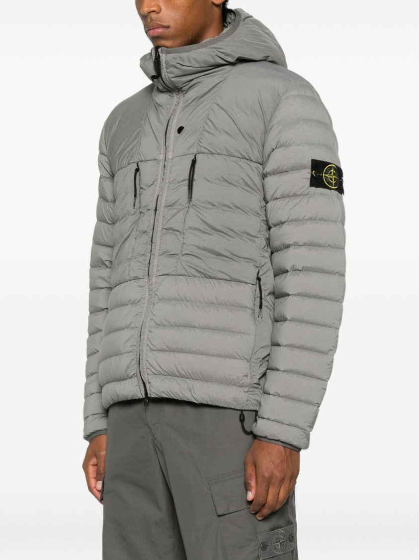 Stone Island Quilted Grey Giacconi Jacket