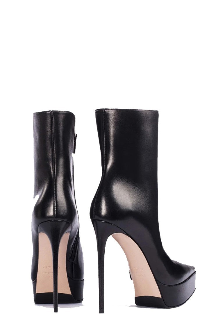Lesilla Blue Calf Leather Boots