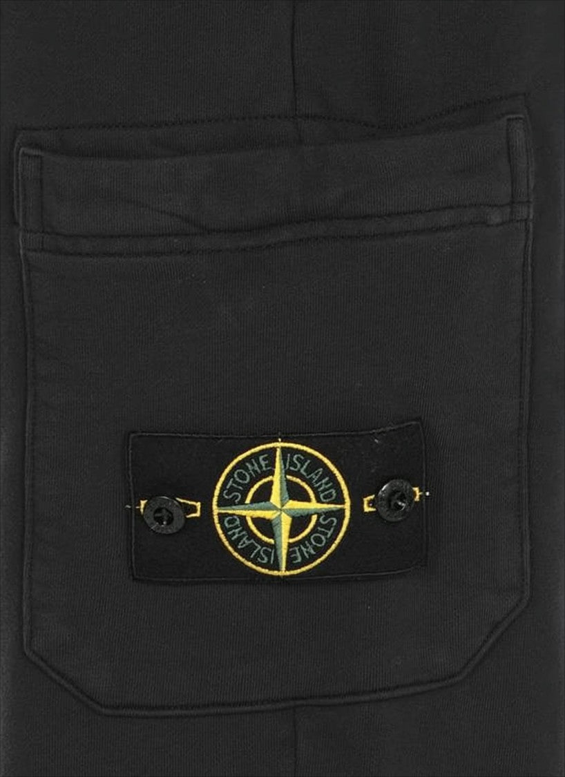 Stone Island Relaxed Fit Navy Cotton Pants