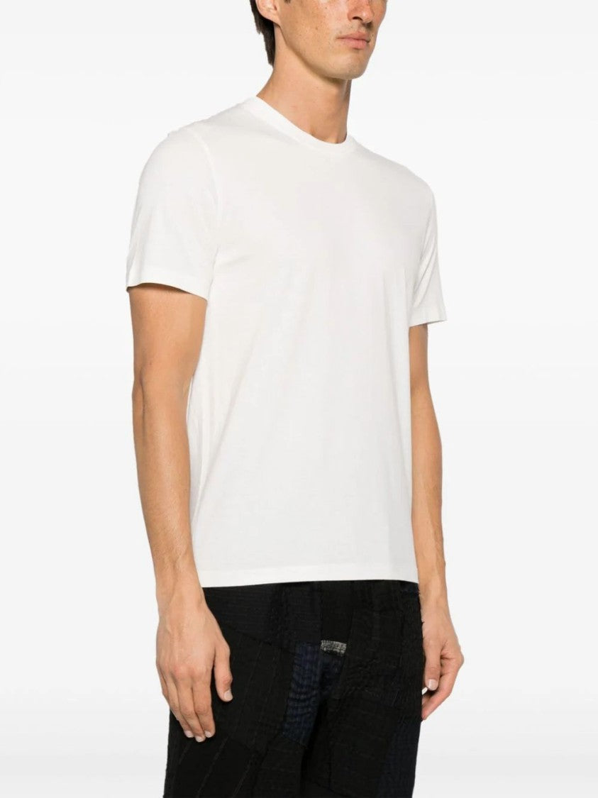 Maison Margiela Set Of Three Crew Neck T-Shirts With Tonal Stitching