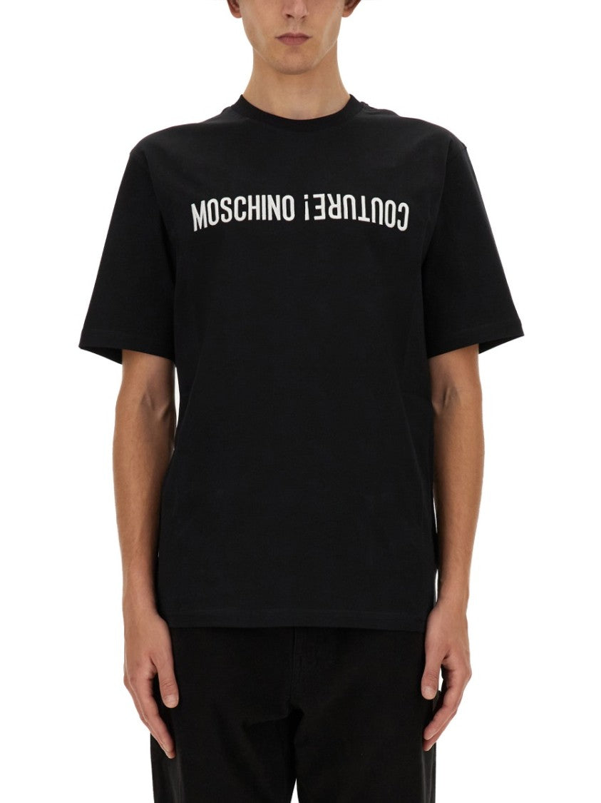 Moschino Relaxed Fit Black T-Shirt