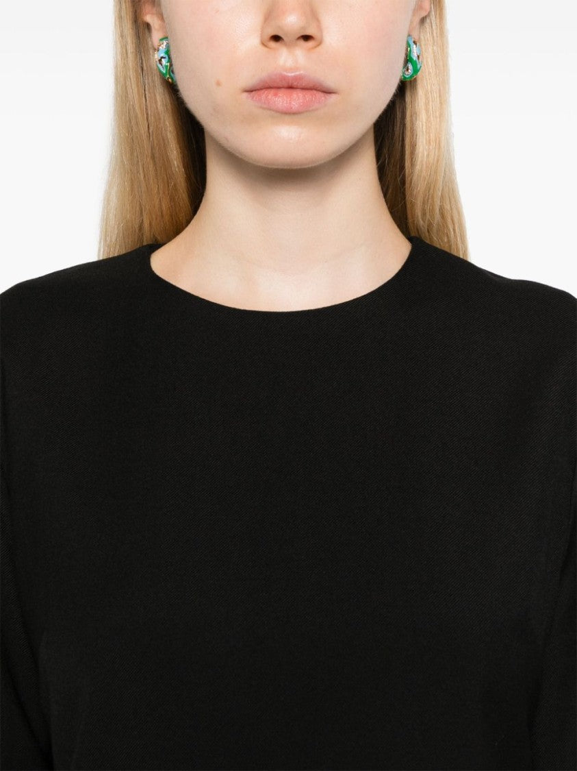 Ami Long-Sleeve Mini Dress