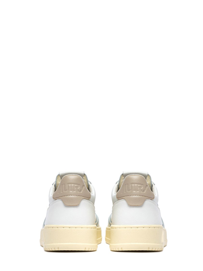 Autry White Medalist Low Ll27 Perforated Leather Sneakers
