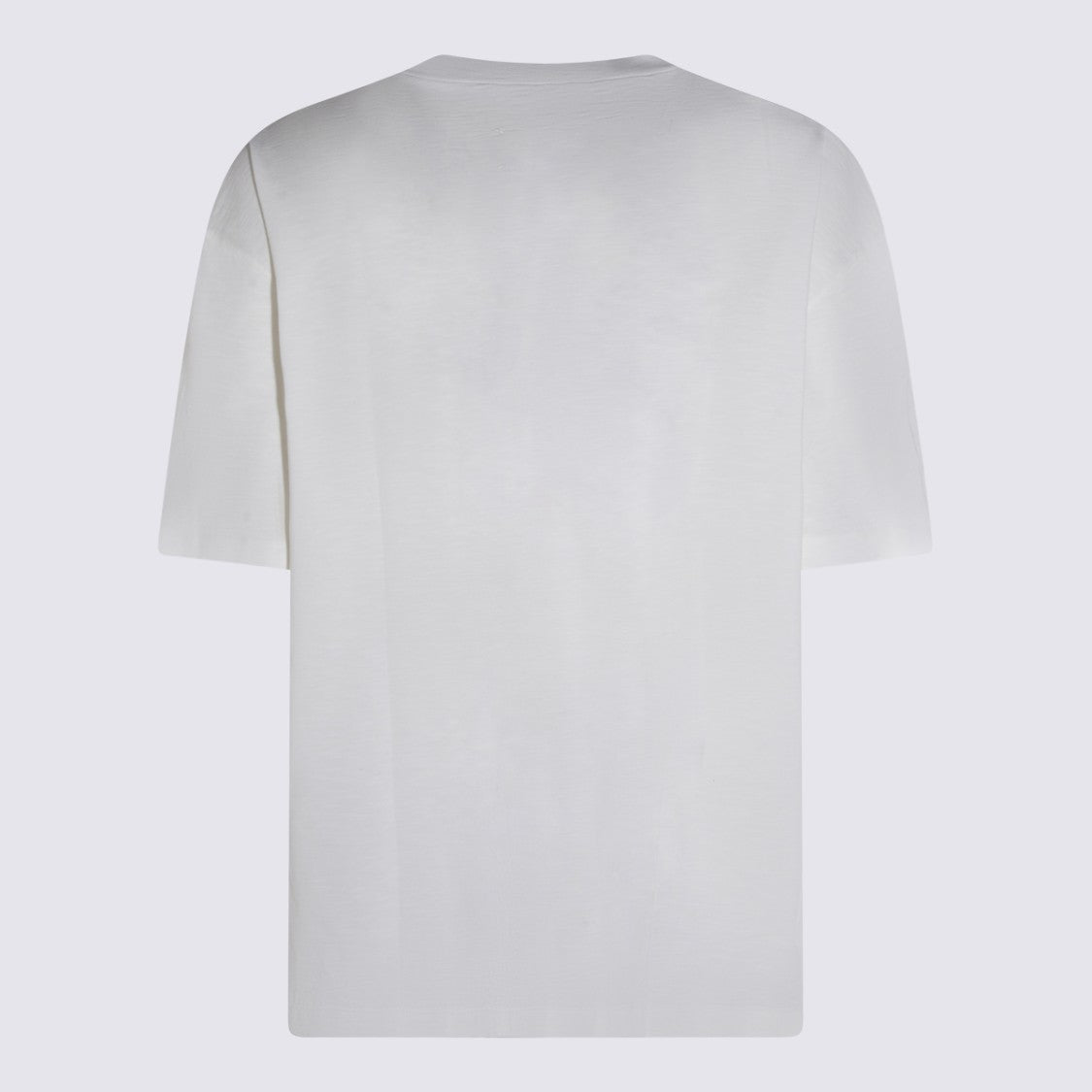 Maison Margiela White Cotton Logo Crew Neck T-Shirt