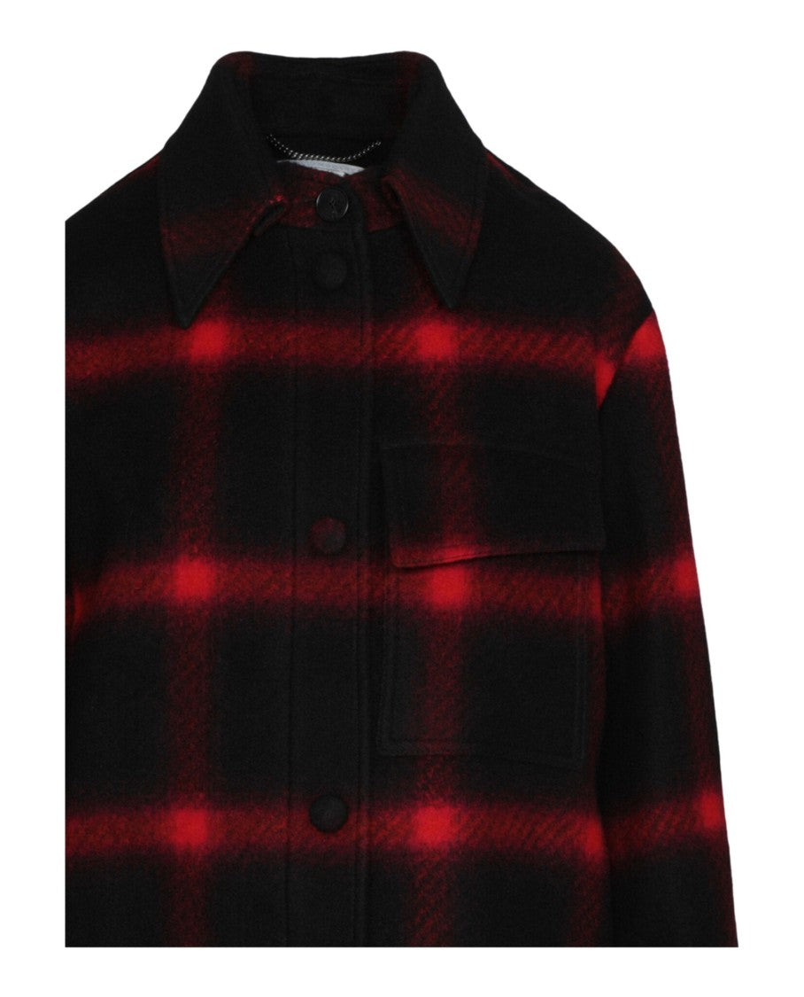 Stella Mccartney Double-Breasted Checked Coat