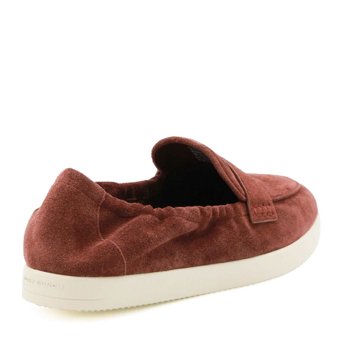 Tory Burch Cherry Suede Elasticated Loafers