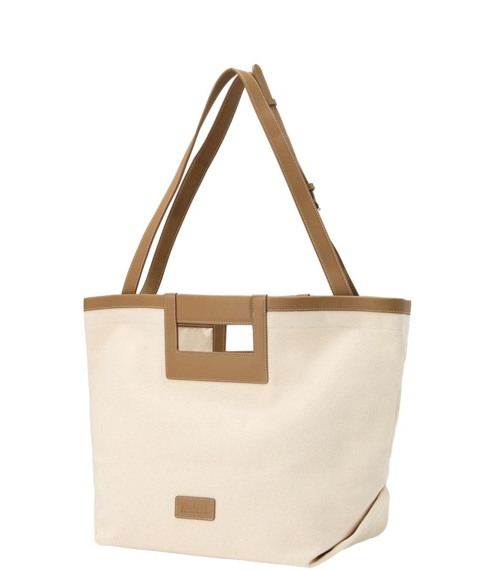 Max Mara Brown Smooth Leather Handbag