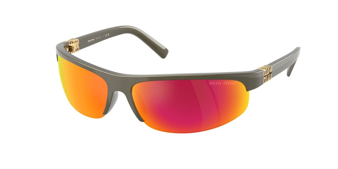 Miu Miu Oversized Gradient Sunglasses With Bold Arms