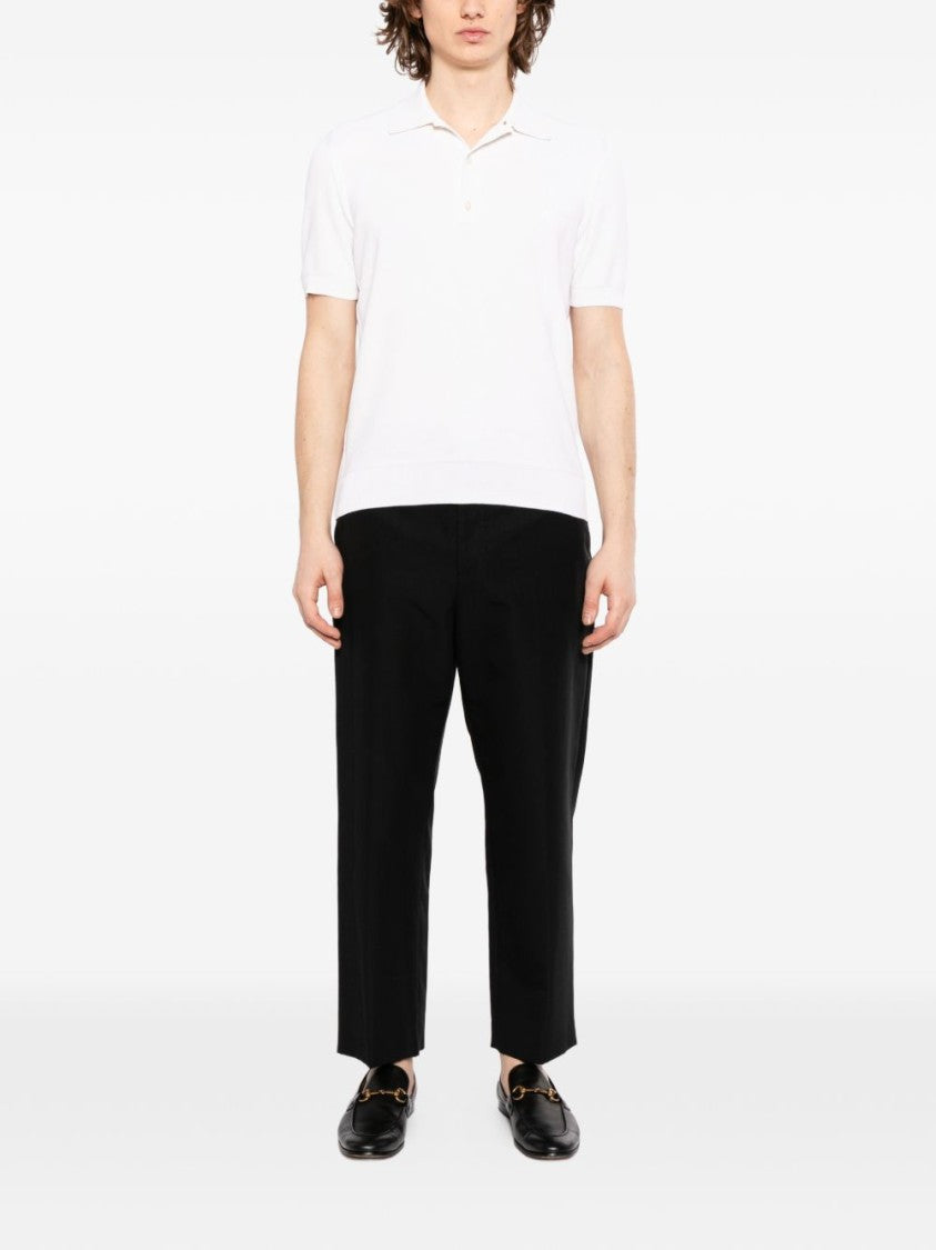 Tom Ford Off-White Button Placket Polo Shirt