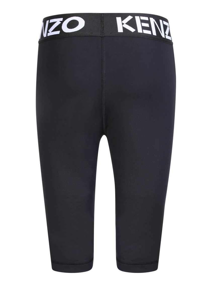 Kenzo Blue Knee-High Shorts