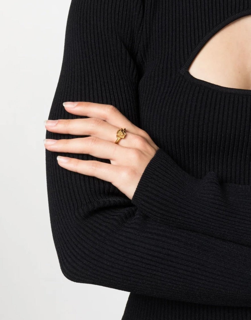 Versace La Medusa Logo Ring