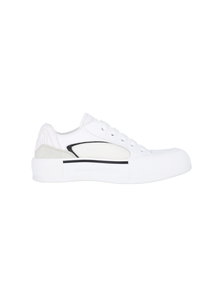 Alexander Mcqueen Plimsoll' Skate Sneakers – White