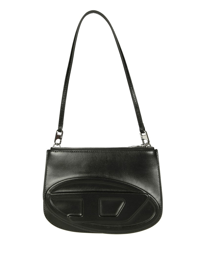 Diesel Structured Black Shoulder Bag