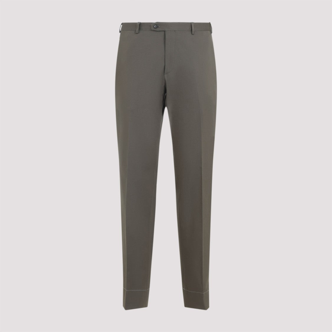 Brioni Tailored Cotton-Elastane Blend Trousers