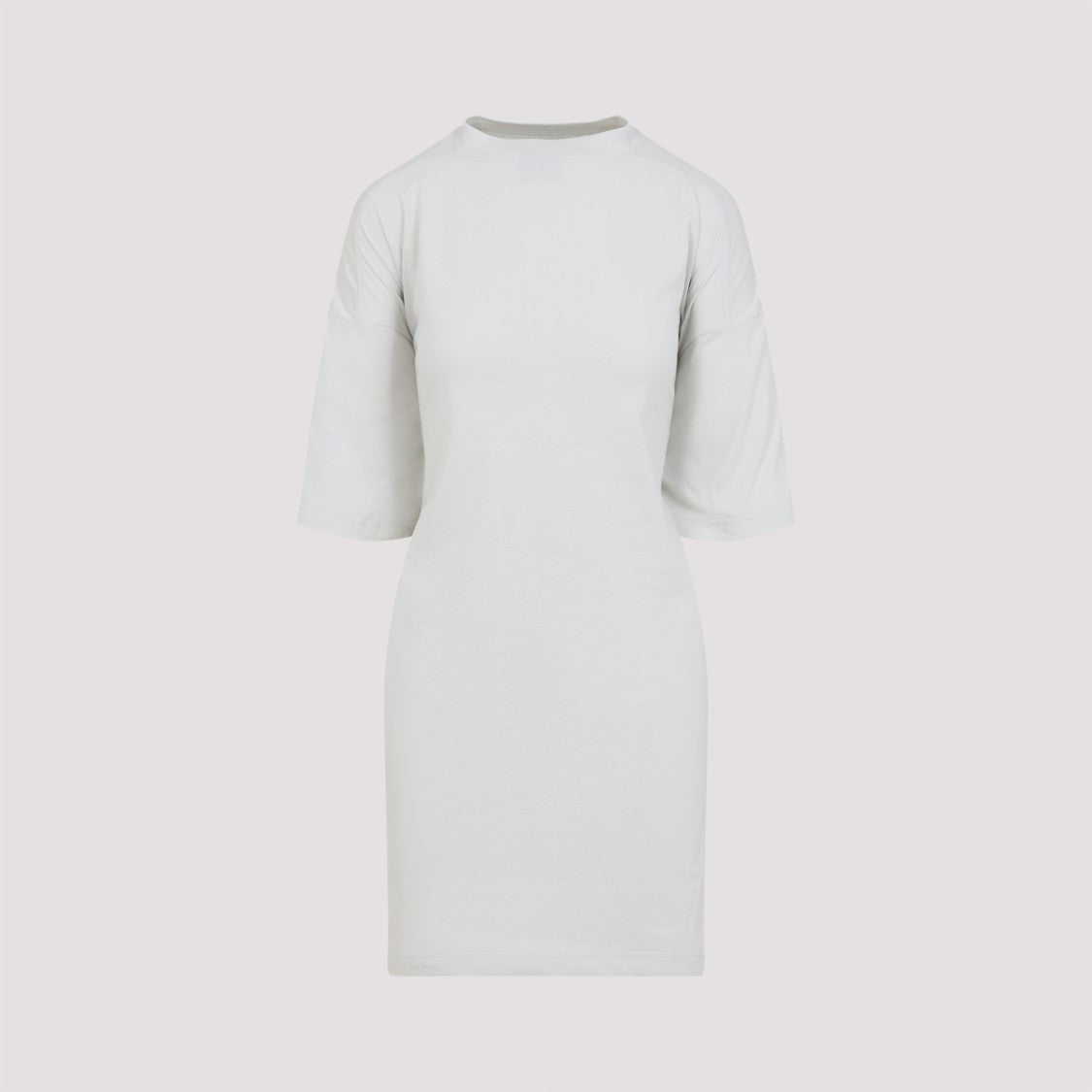 Balenciaga Semi Fitted White Cotton Mini Dress