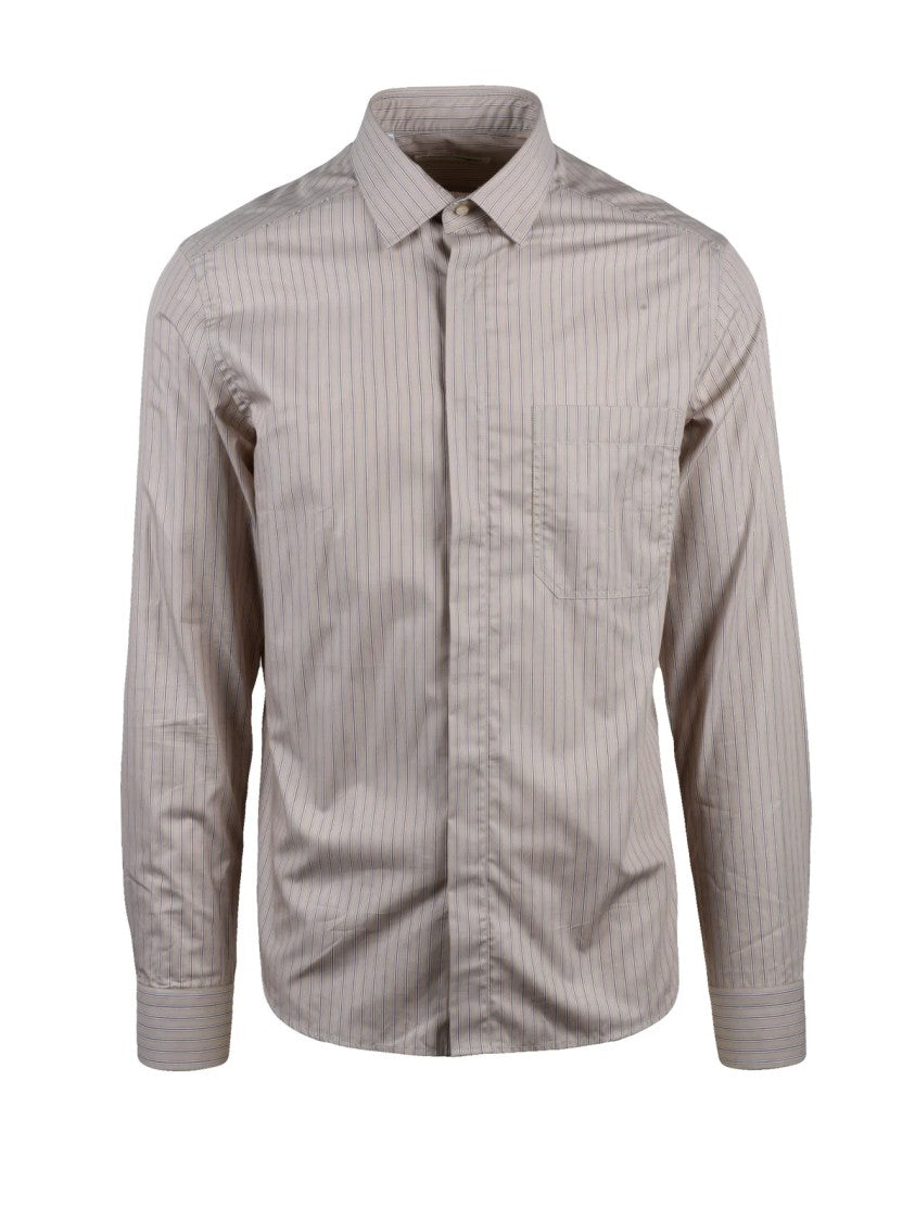 Deuxieme Beige Cotton Shirt
