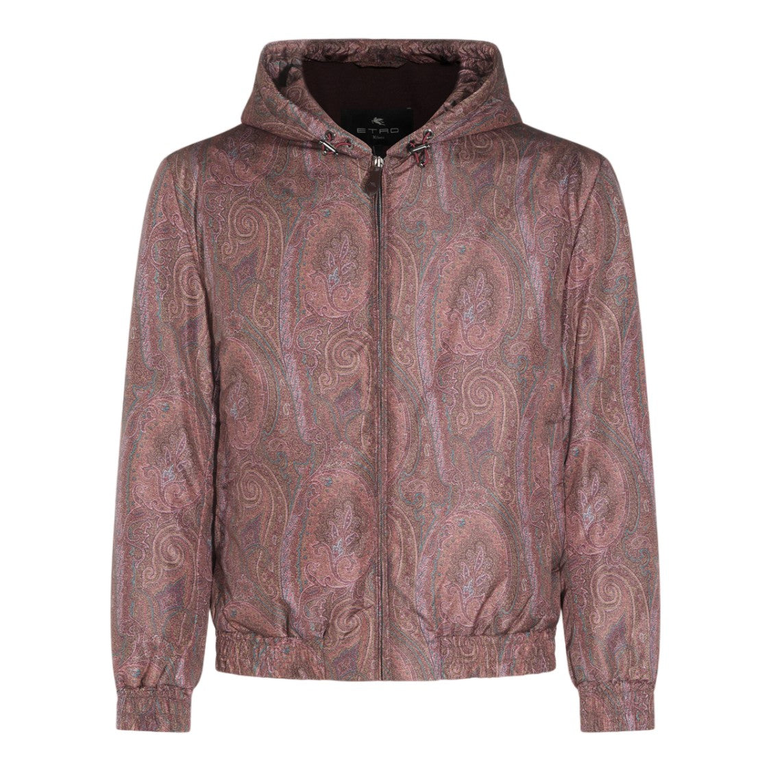 Etro Hooded Casual Jacket With Intricate Paisley Pattern