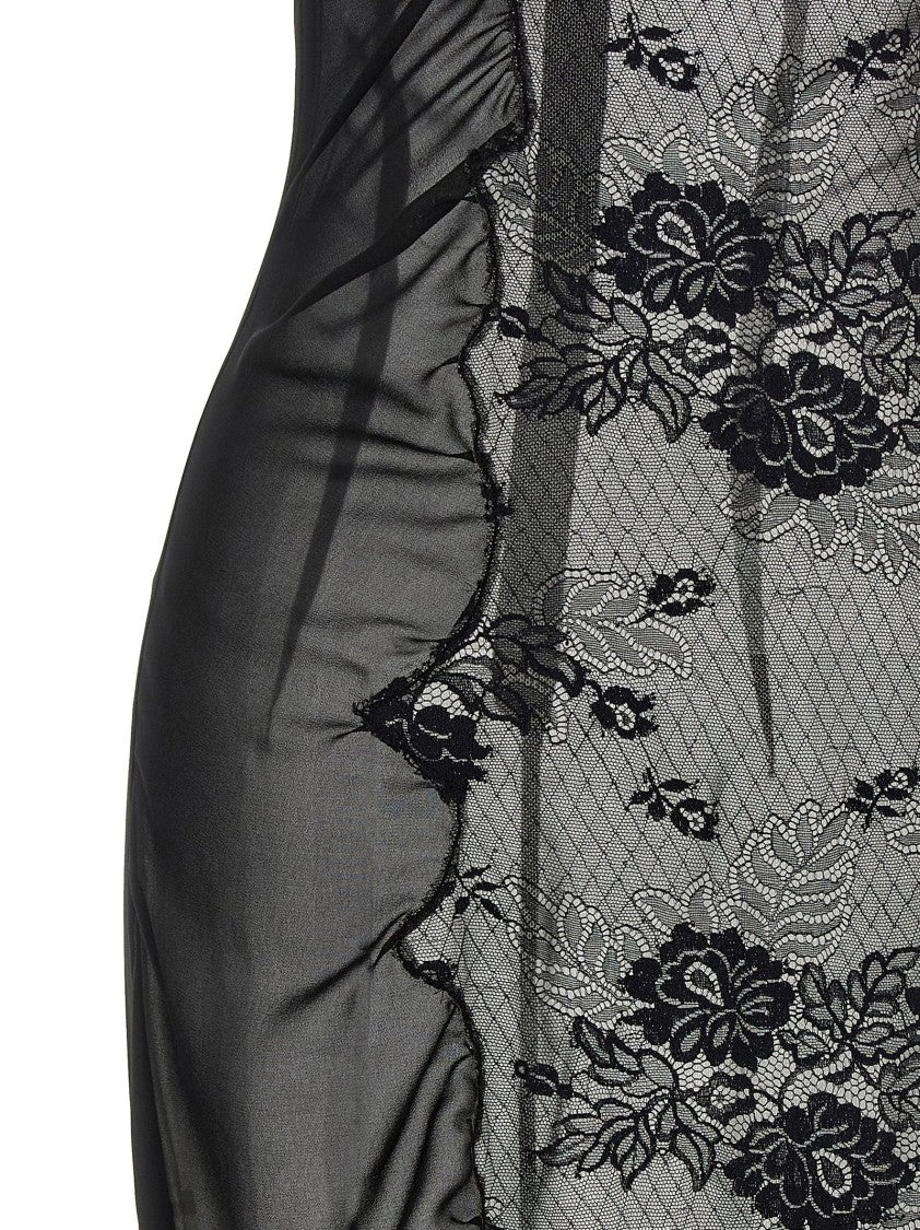 The Attico Lace Tulle Dress