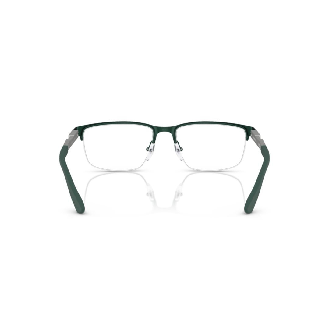 Emporio Armani Green 0Ea1164 Half-Rim Rectangular Eyeglasses