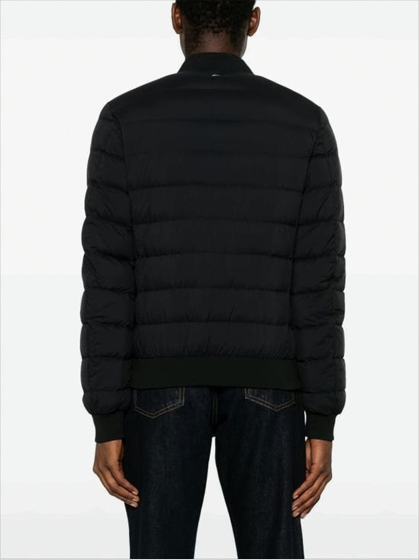Herno Quilted Bomber Jacket With Goose Down Fill