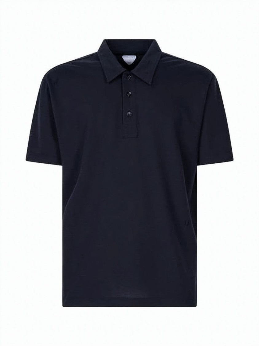 Bottega Veneta Structured Collar Polo Shirt With Aesthetic